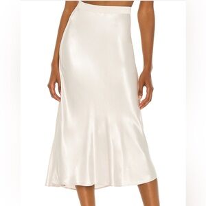 NWT Rails Anya Slip Skirt in Ivory